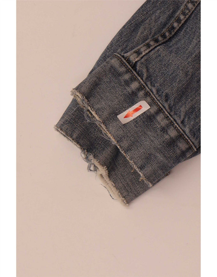 Gas Mens Denim Jacket UK 40 Large Blue Cotton