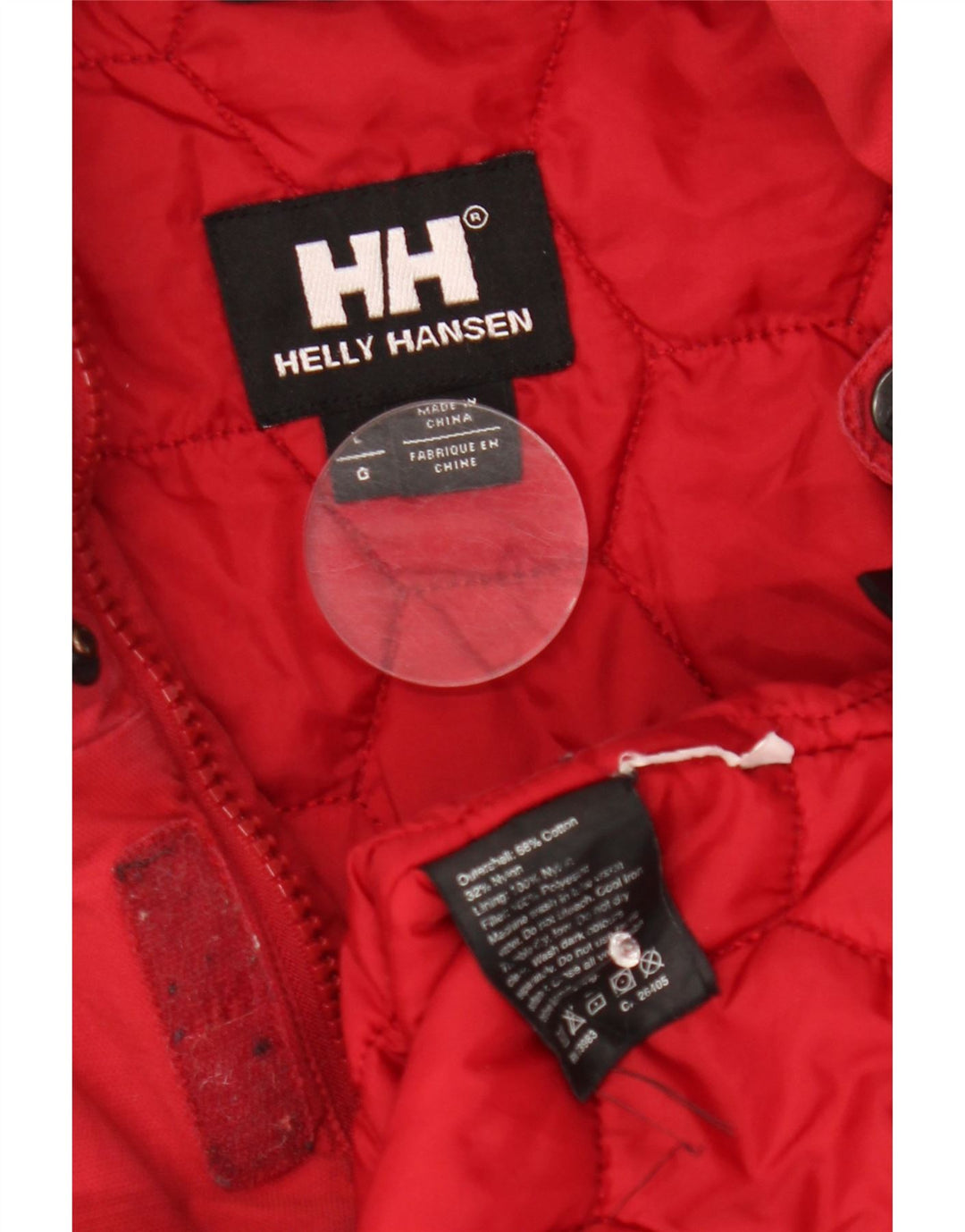Helly Hansen muška vjetrovka jakna UK 40 Large Red Colourblock Pamuk