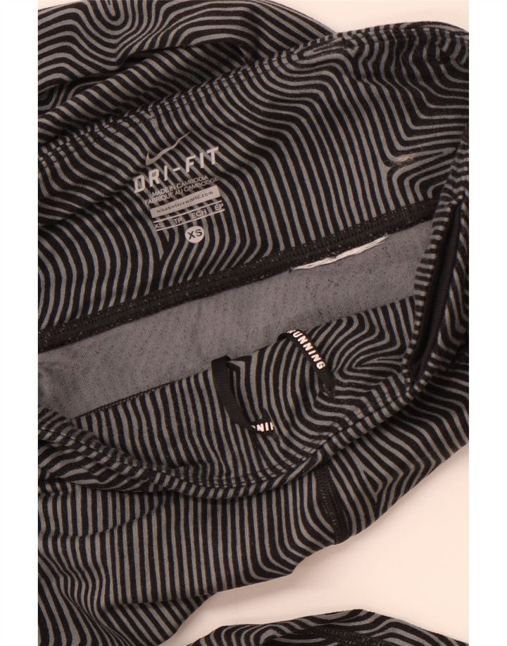 NIKE ženske Dri Fit tajice UK 6 XS sive pruge