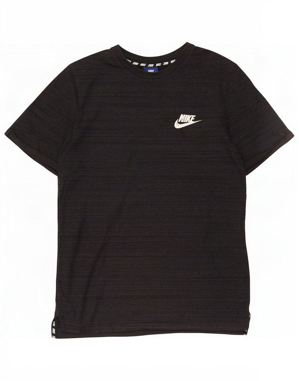 Nike Muška majica kratkih rukava Mala Siva Flected