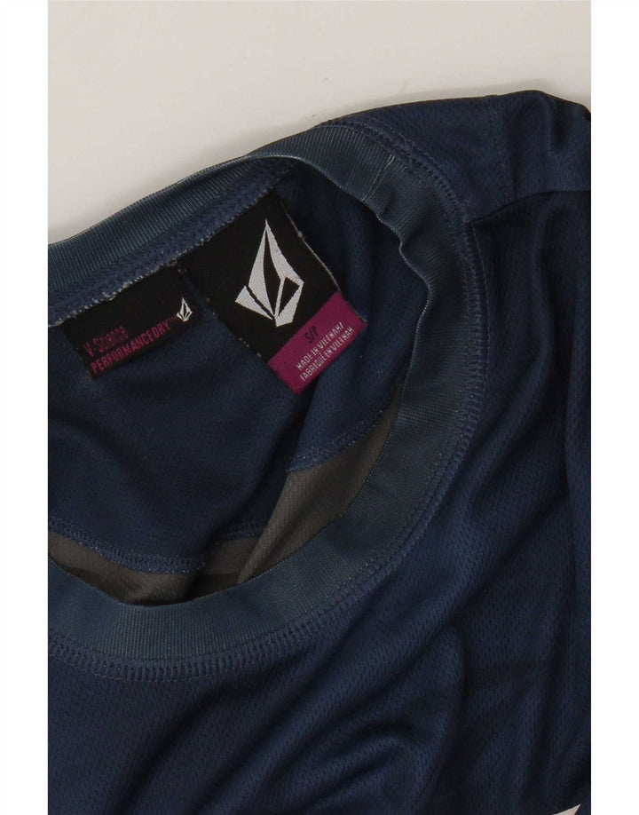 Volcom muška majica dugih rukava s grafikama, mala tamnoplava