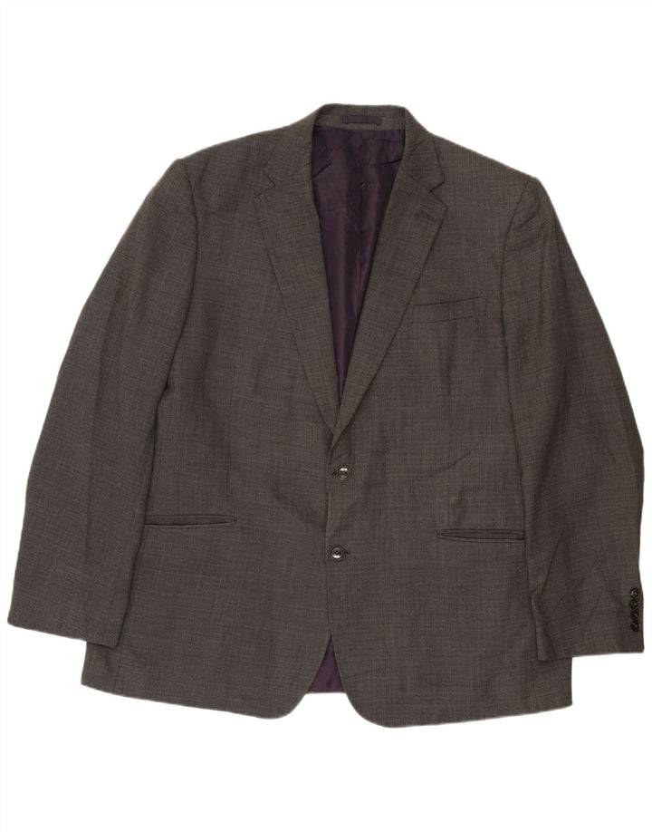Marks & Spencer muška jakna s 2 gumba UK 46 XL siva vuna