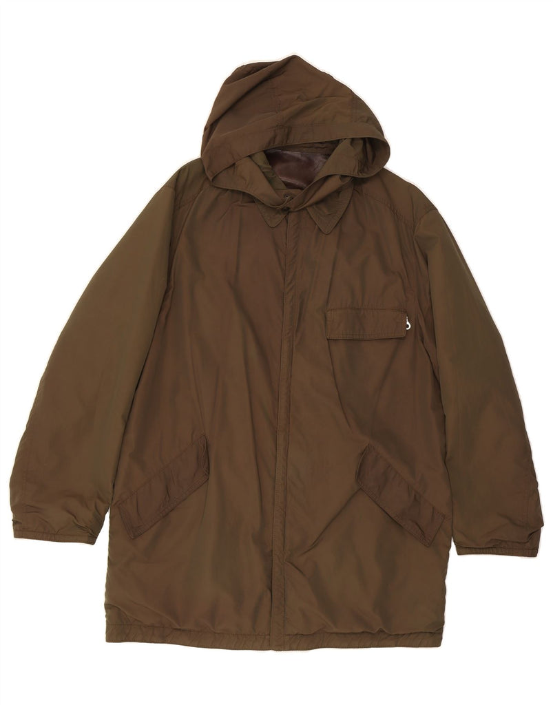 SALVATORE FERRAGAMO Mens Reversible Jacket IT 50 Large Khaki Colourblock Vintage Salvatore Ferragamo and Second-Hand Salvatore Ferragamo from Messina Hembry 