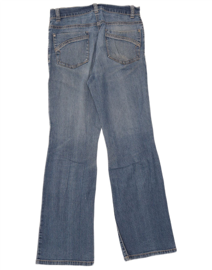 MARKS & SPENCER Womens Bootcut Jeans UK 8 Small W30 L30  Blue Cotton