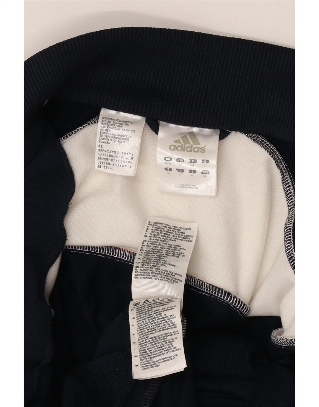 ADIDAS muška gornja jakna za trenirku UK 36/38 Mala tamnoplava boja