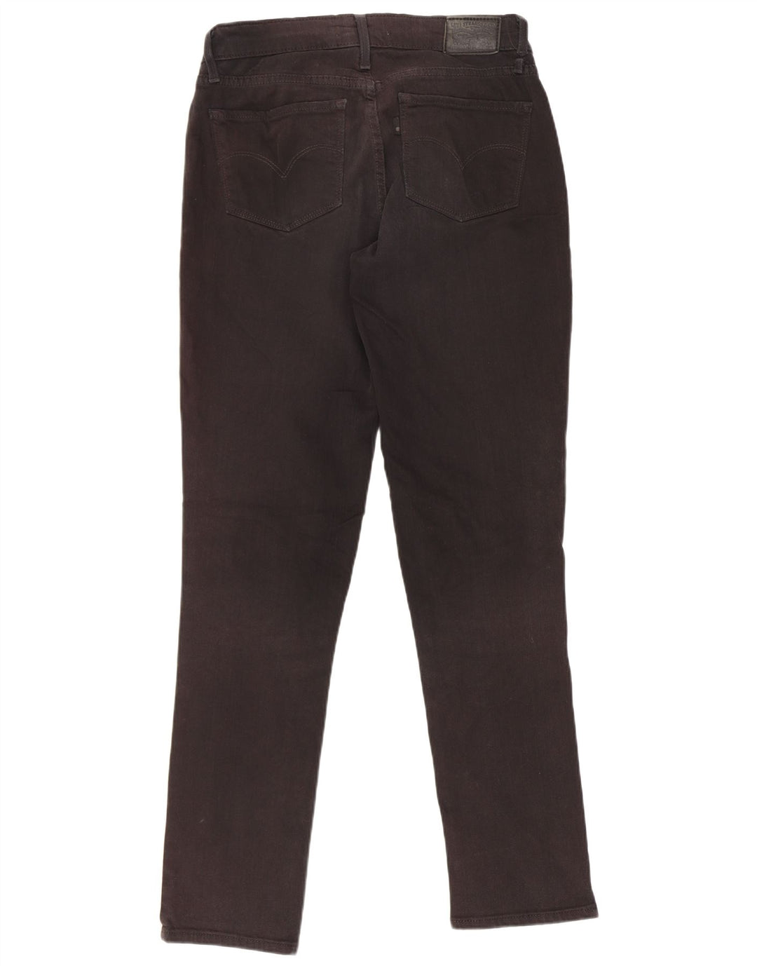 Levi's ženske 712 uske traperice W26 L30 crni pamuk