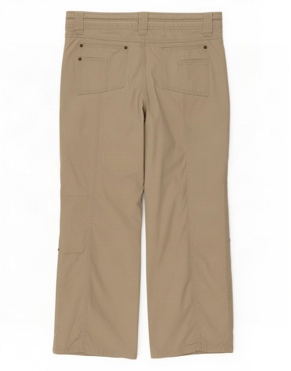 Marks & Spencer ženske ravne ležerne hlače UK 14 Large W34 L27 Bež