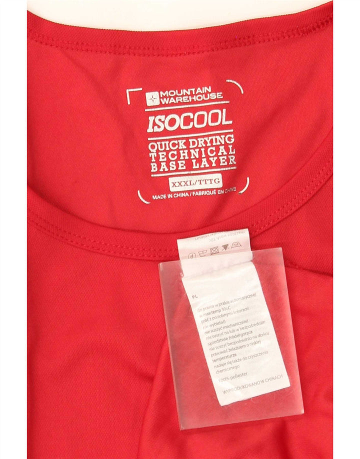 Mountain Warehouse Muška IsoCool majica kratkih rukava 3XL crveni poliester