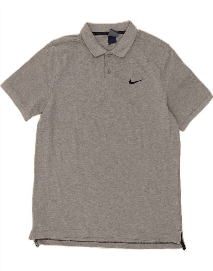 NIKE Mens Polo Shirt Large Grey Vintage Nike and Second-Hand Nike from Messina Hembry 