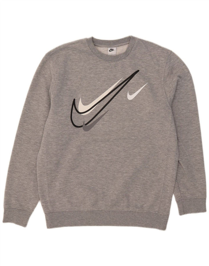Nike muška majica s grafičkim motivima, veliki sivi pamuk