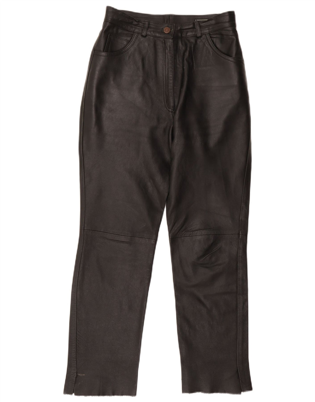 Lanvin ženske kožne hlače IT 40 male W28 L27 crne