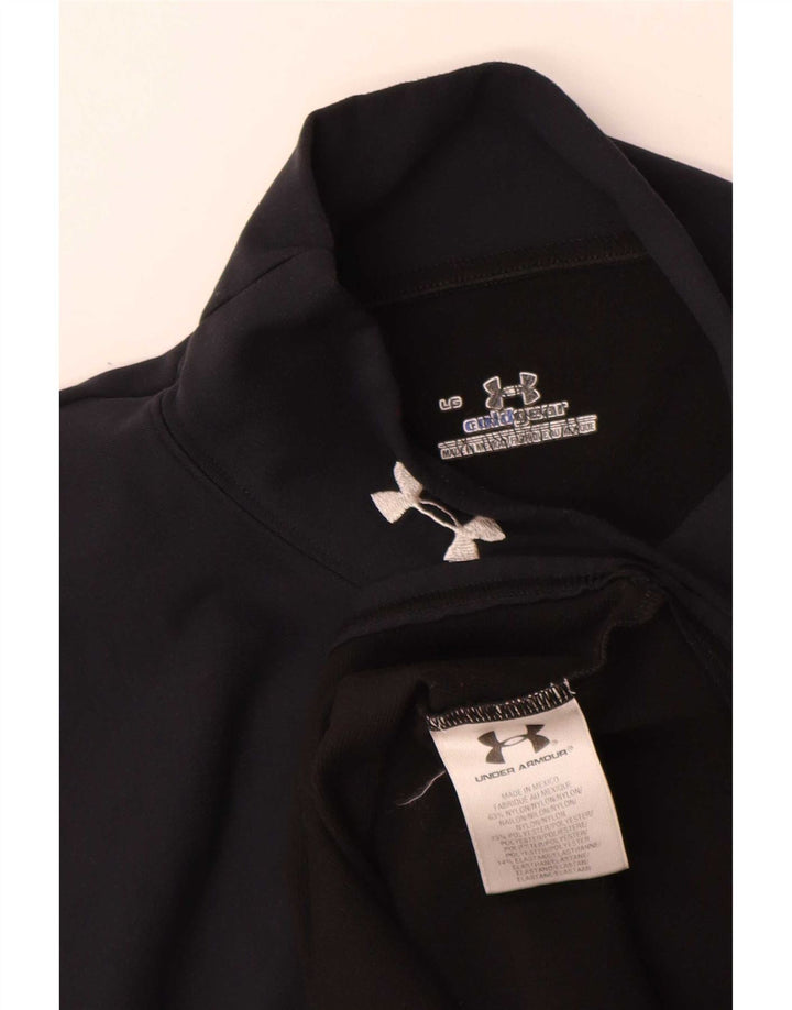 Muška majica Under Armour Cold Gear s dugim rukavima, veliki crni najlon
