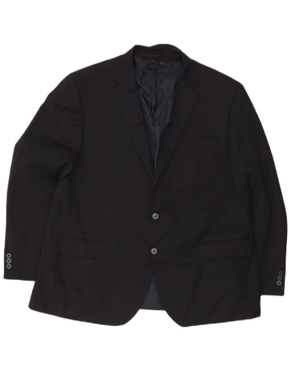 Marks & Spencer muška jakna sa 2 gumba UK 48 4XL tamnoplavi poliester