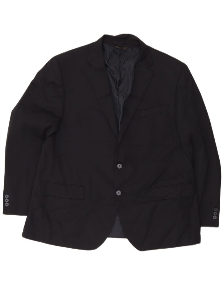 Marks & Spencer muška jakna sa 2 gumba UK 48 4XL tamnoplavi poliester