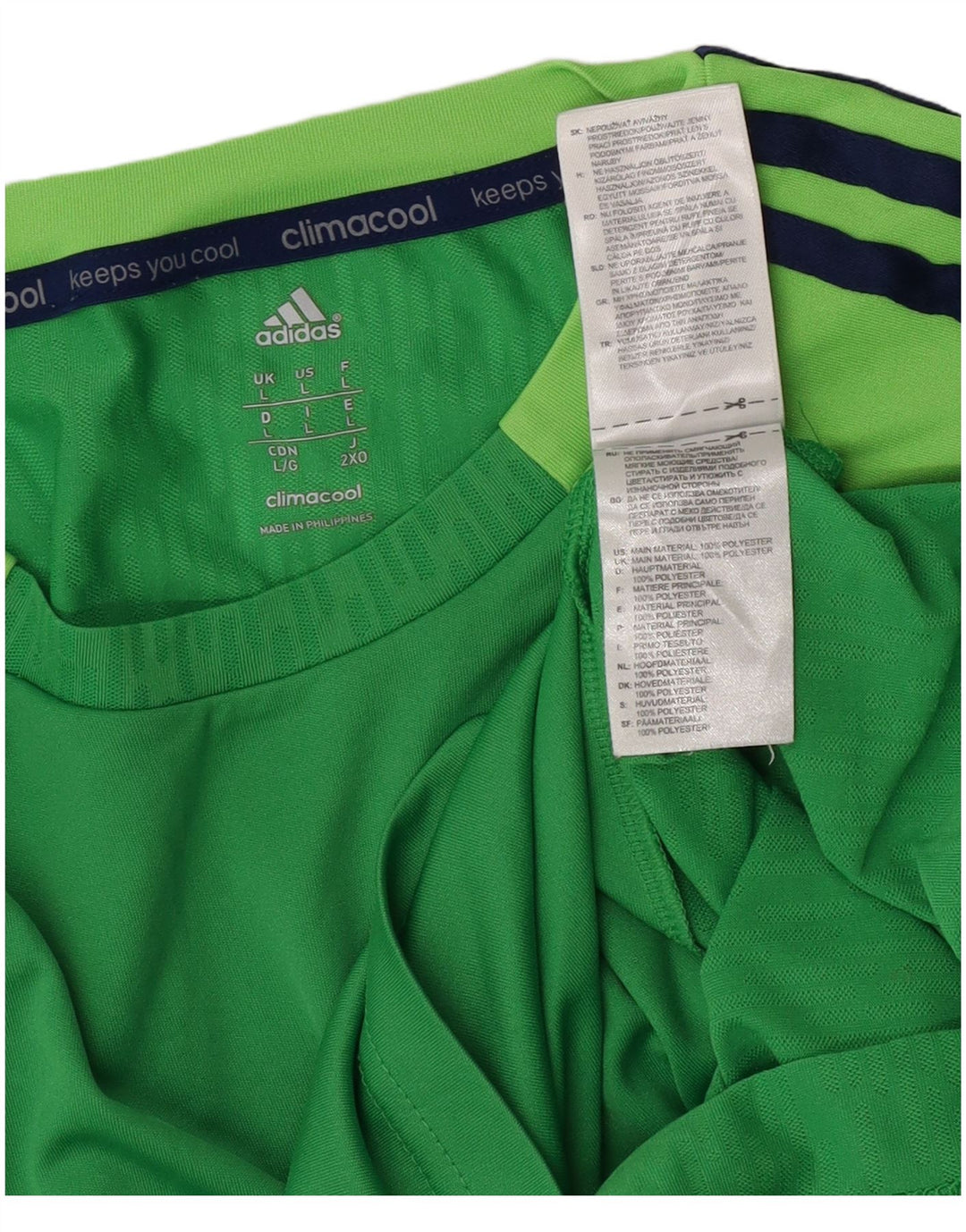 Adidas muški Climacool prsluk veliki zeleni poliester u boji