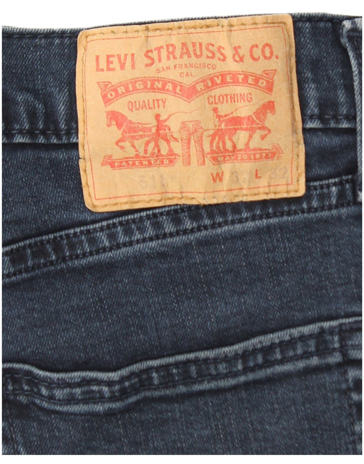 LEVI'S muške 511 uske traperice W32 L32 tamnoplavi pamuk