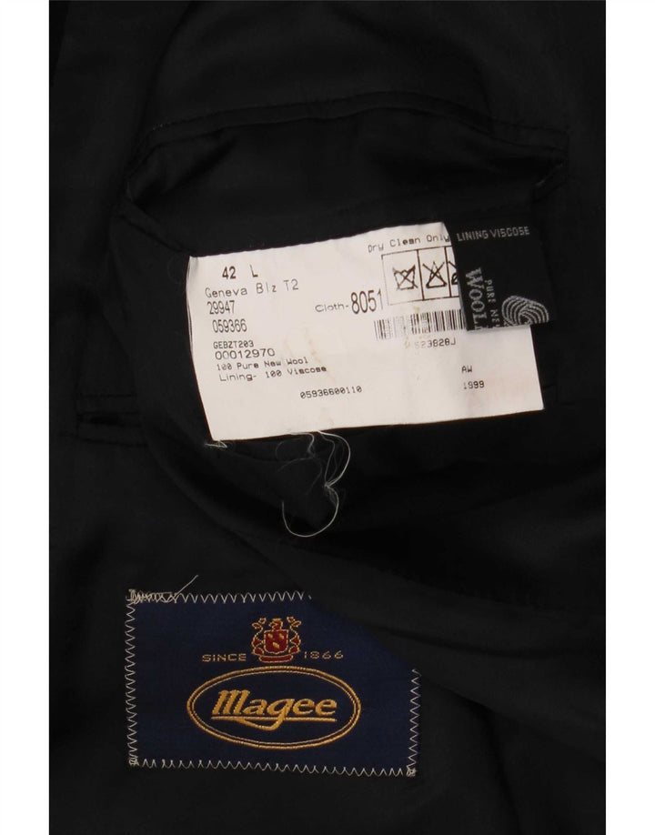 Magee muška jakna s 2 gumba UK 42 XL mornarsko plava nova vuna