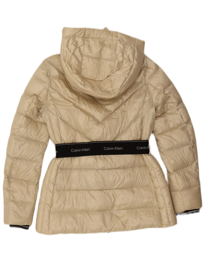 Ženska podstavljena jakna Calvin Klein Graphic UK 10 Small Off White Colourblock