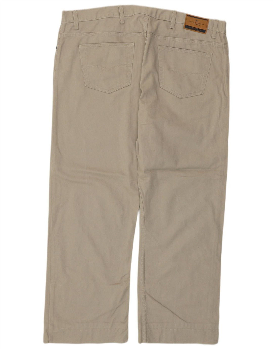 Marks & Spencer muške ležerne hlače Blue Harbor W42 L27 sivi pamuk