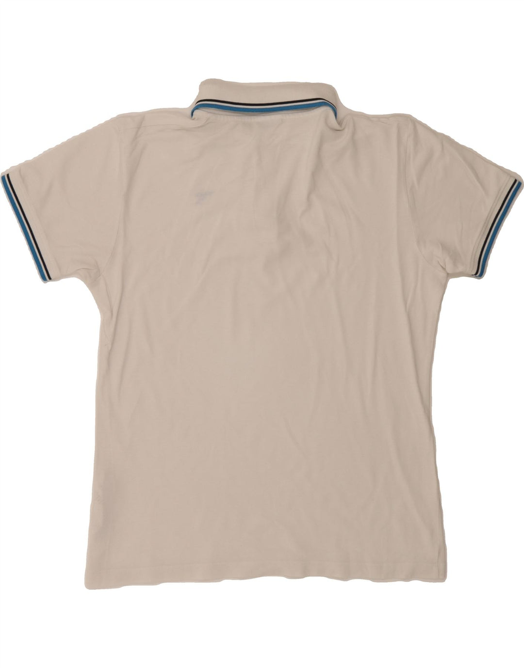 DIADORA Mens Polo Shirt Large White Cotton Vintage Diadora and Second-Hand Diadora from Messina Hembry 