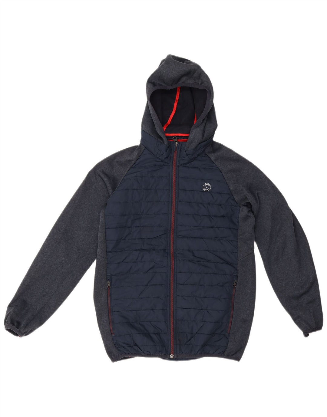 Jack & Jones Bomber jakna s kapuljačom za dječake 9-10 godina tamnoplave boje