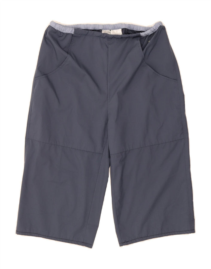NIKE Womens Bermuda Sport Shorts US 8/10 Medium  Navy Blue Polyester Vintage Nike and Second-Hand Nike from Messina Hembry 