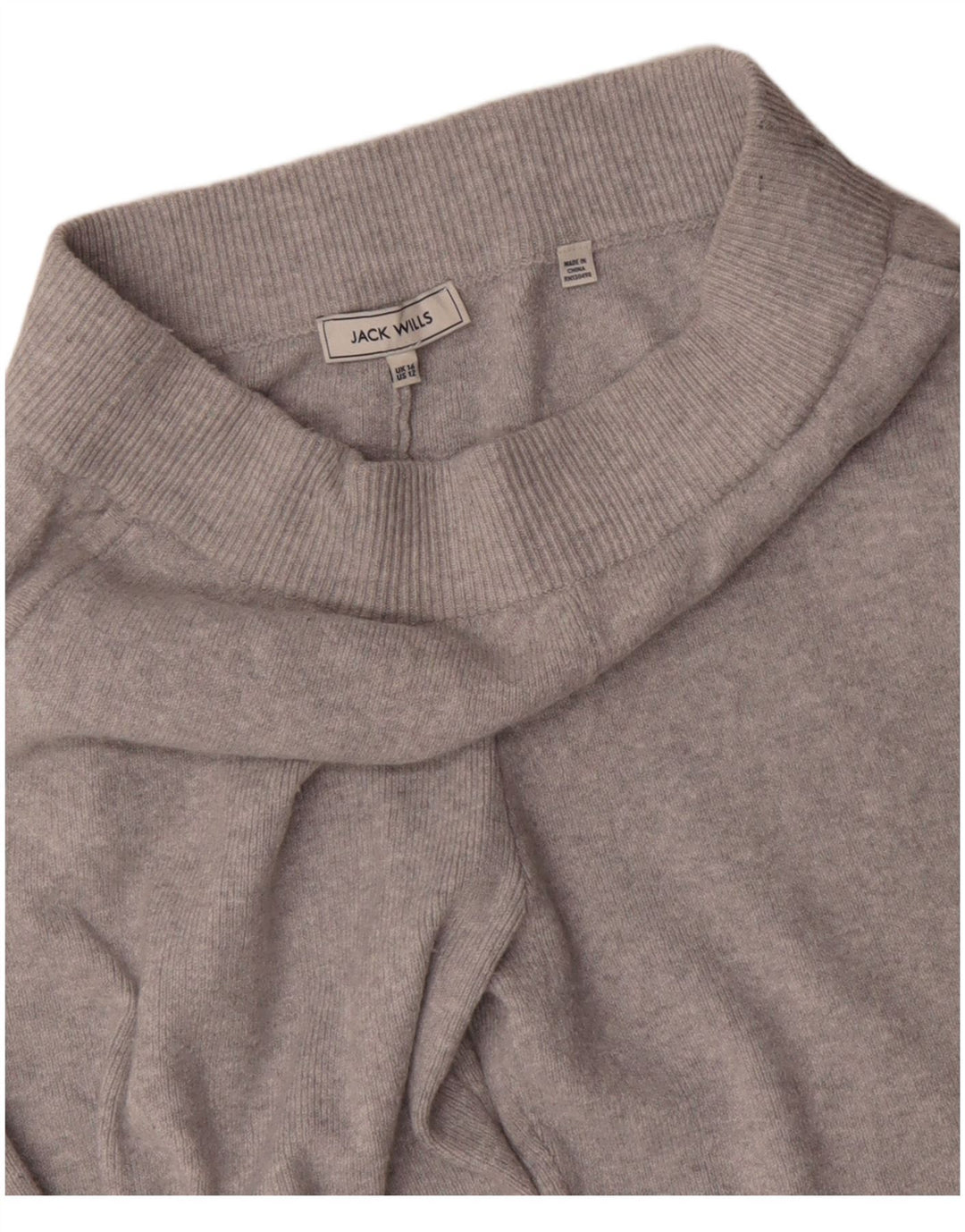 JACK WILLS Ženska trenirka Hlače Joggers UK 16 Veliki sivi poliester