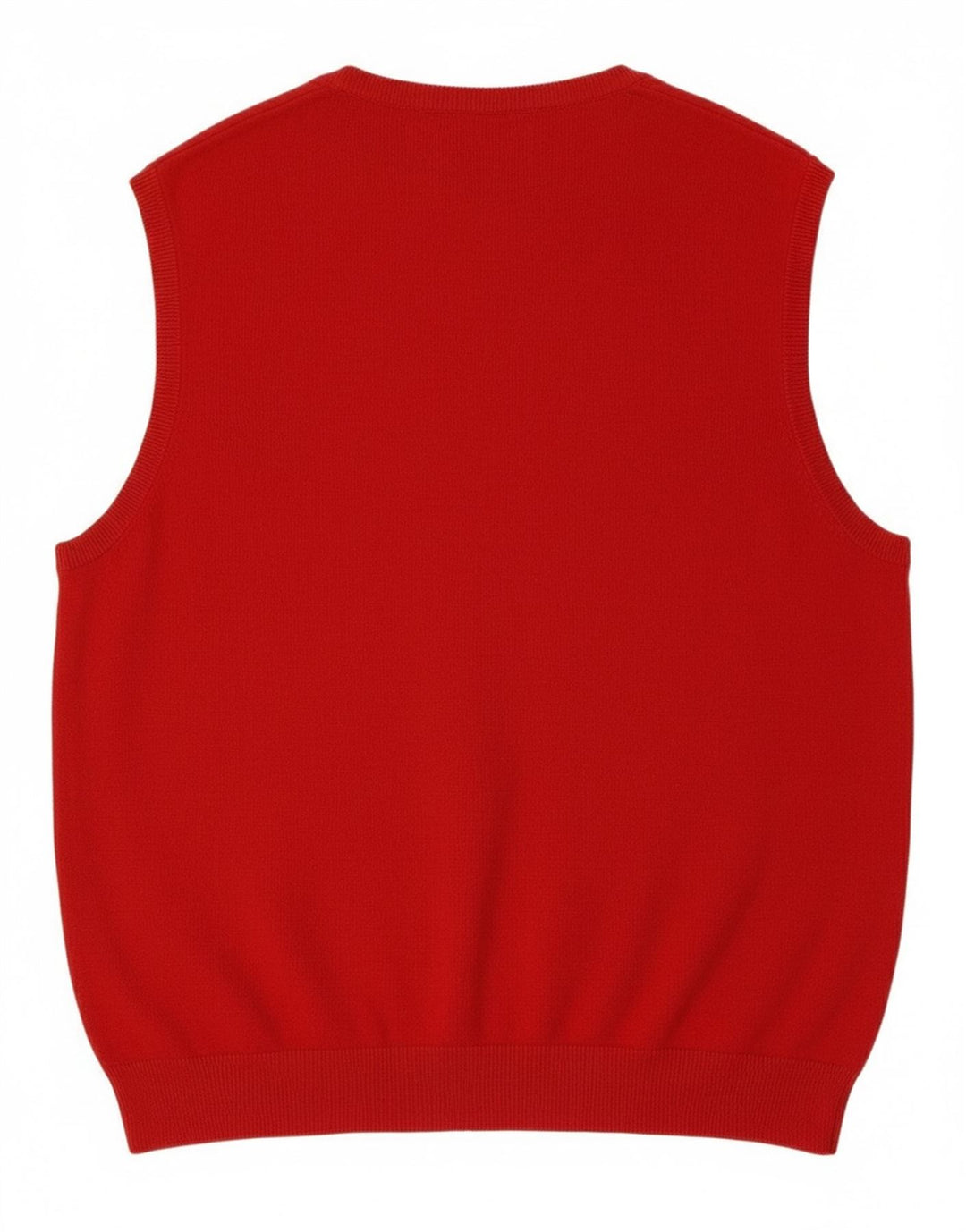 CHAPS Mens Vest Tank Top Large Red Cotton
