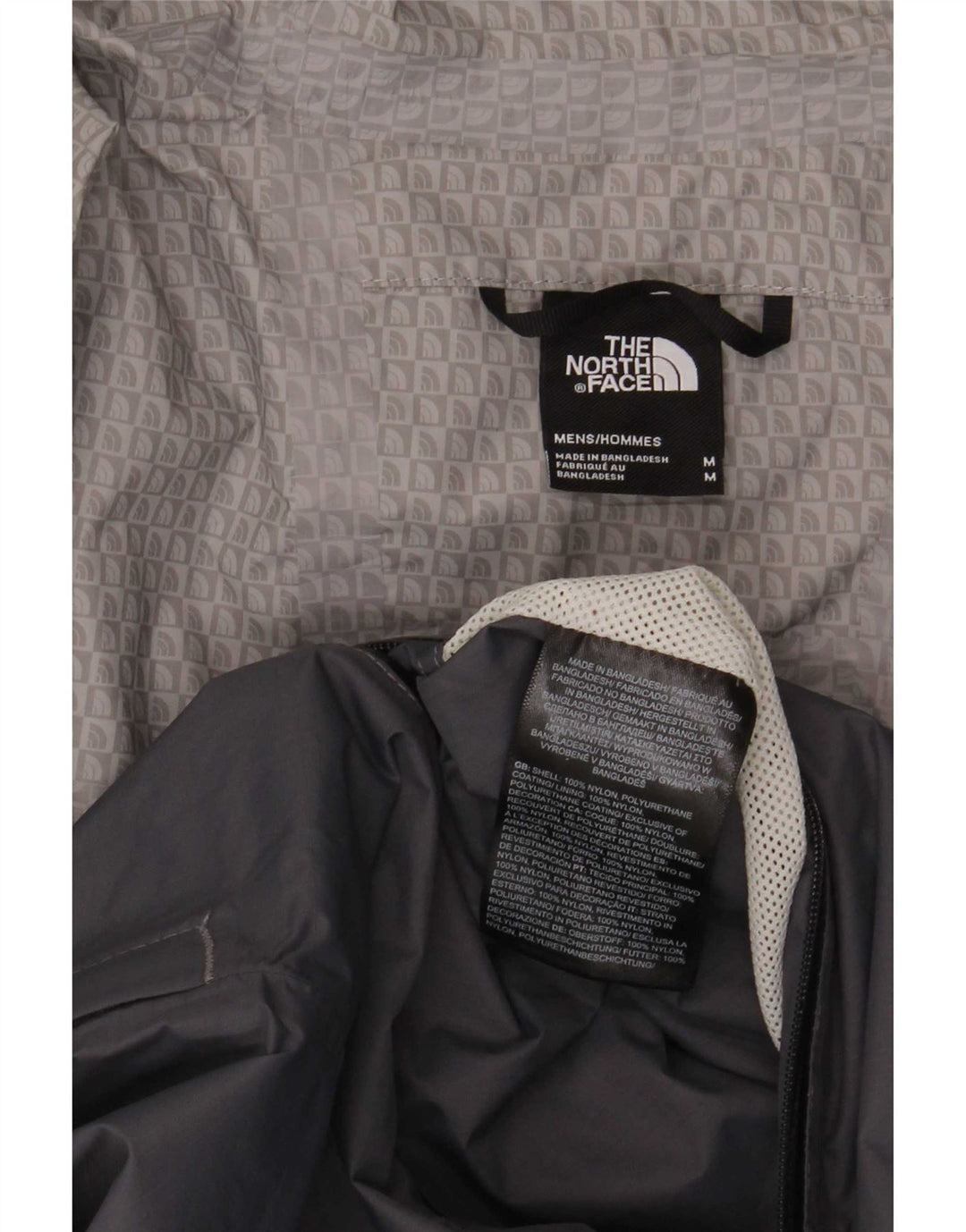 The North Face muška kišna jakna s kapuljačom UK 38 srednje sivi najlon