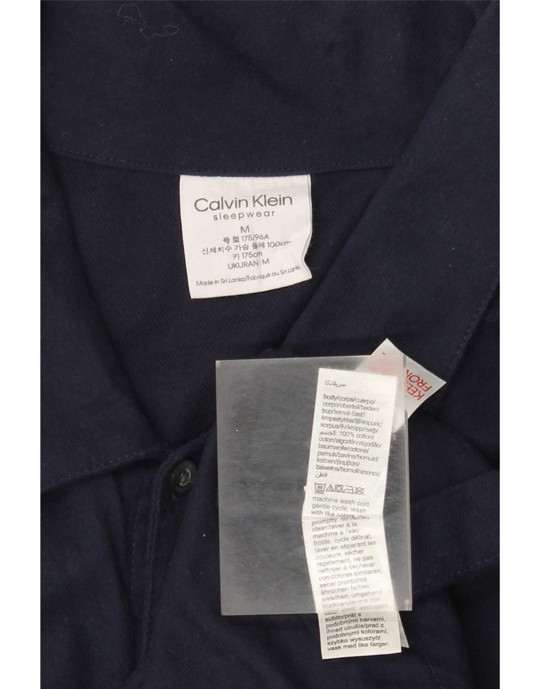 Calvin Klein muška košulja Srednje tamnoplavi pamuk