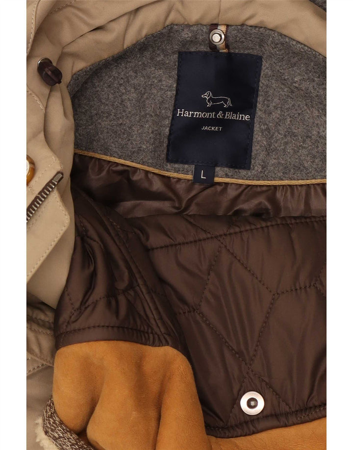 Harmont & Blaine muška parka jakna s kapuljačom UK 40 Large Beige