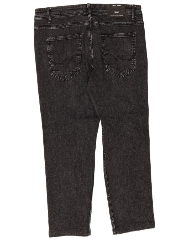 Jack & Jones muške skraćene traperice W34 L25 sive