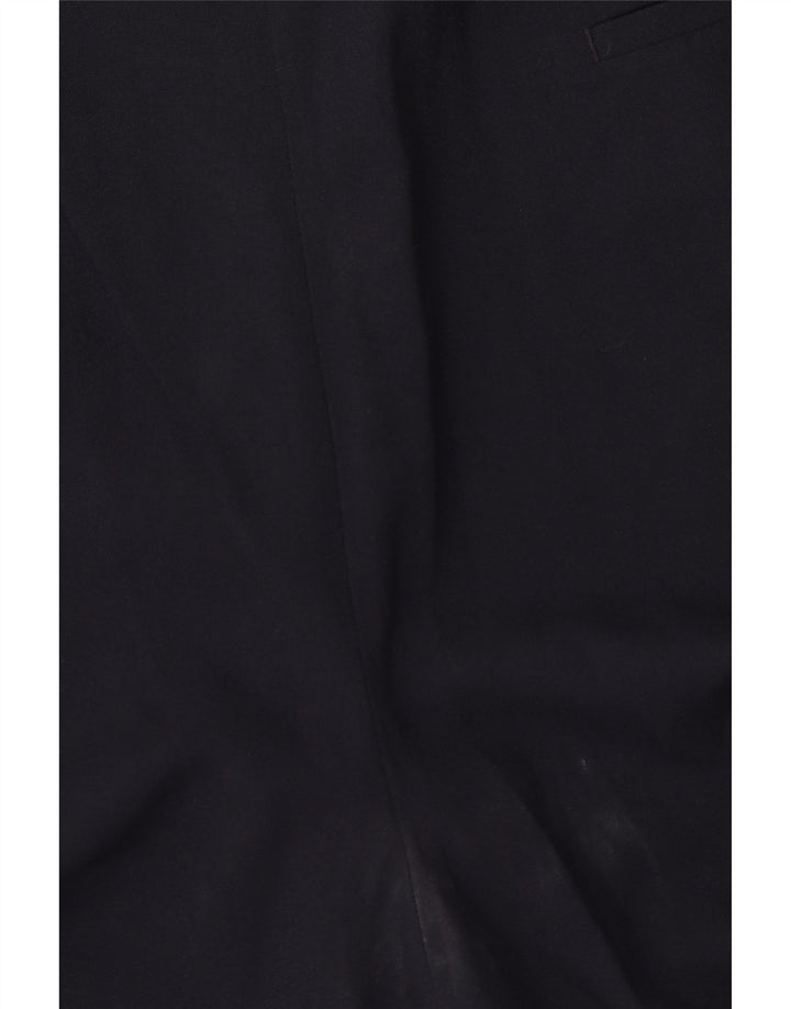 Marks & Spencer muške obične chino hlače W42 L30 tamnoplavi poliester