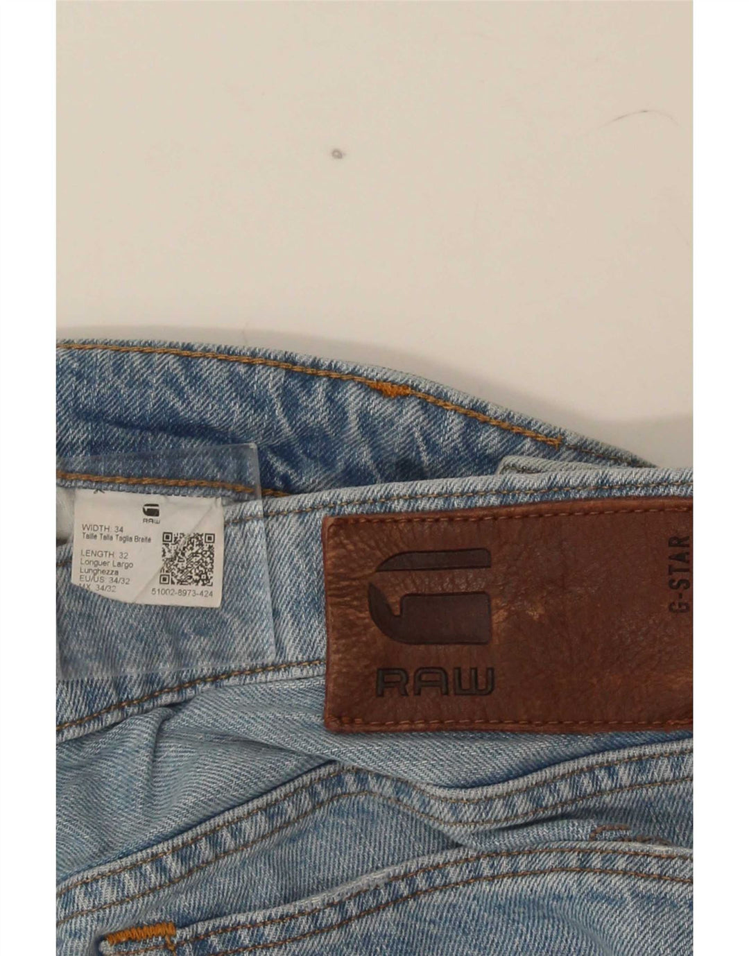 G-Star muške 3301 uske traperice W34 L32 Plave