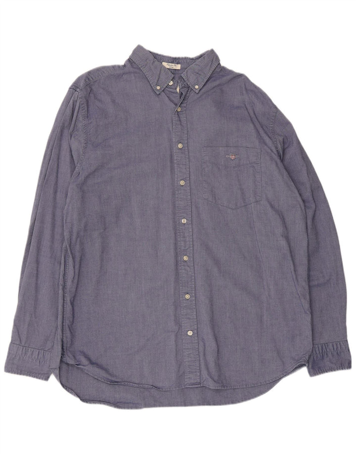 Gant muška košulja standardnog kroja veličina 45/46 2XL plavi pamuk