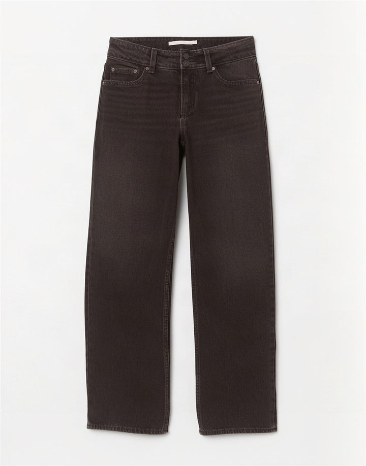 Levi's ženske široke traperice W24 L32 crne