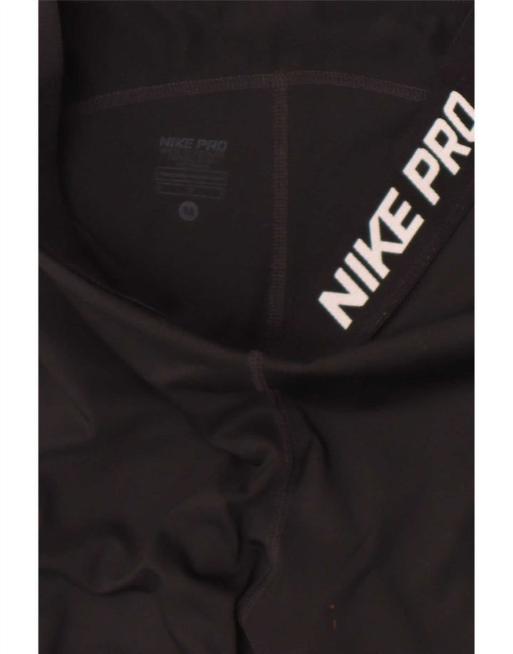 Nike Ženske Dri Fit Graphic Capri tajice UK 12 srednje crne