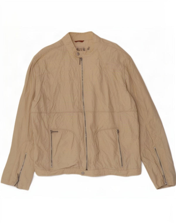 Lee Cooper muška bomber jakna UK 44 2XL bež najlon