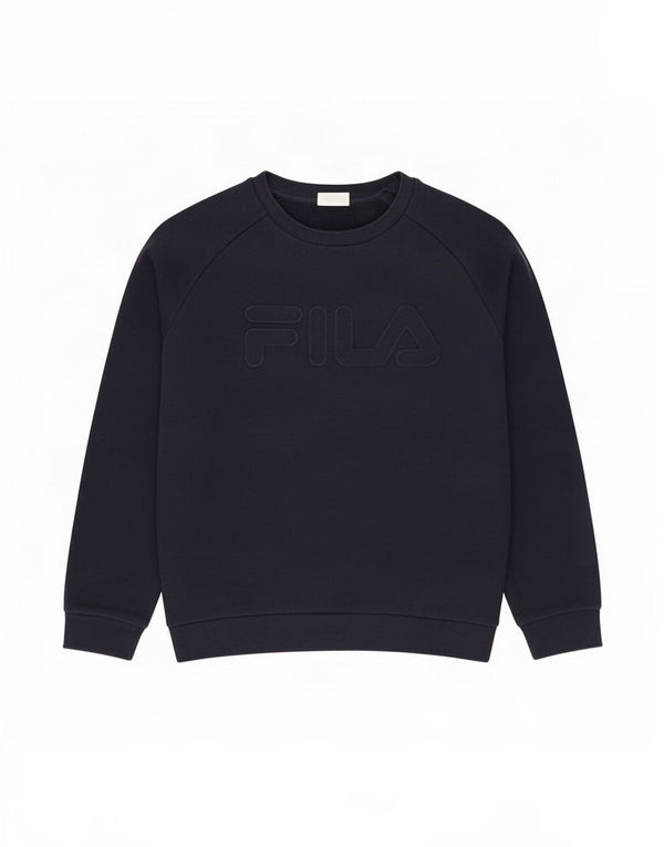 Fila muški džemper s grafičkim motivima 2XL tamnoplavi pamuk