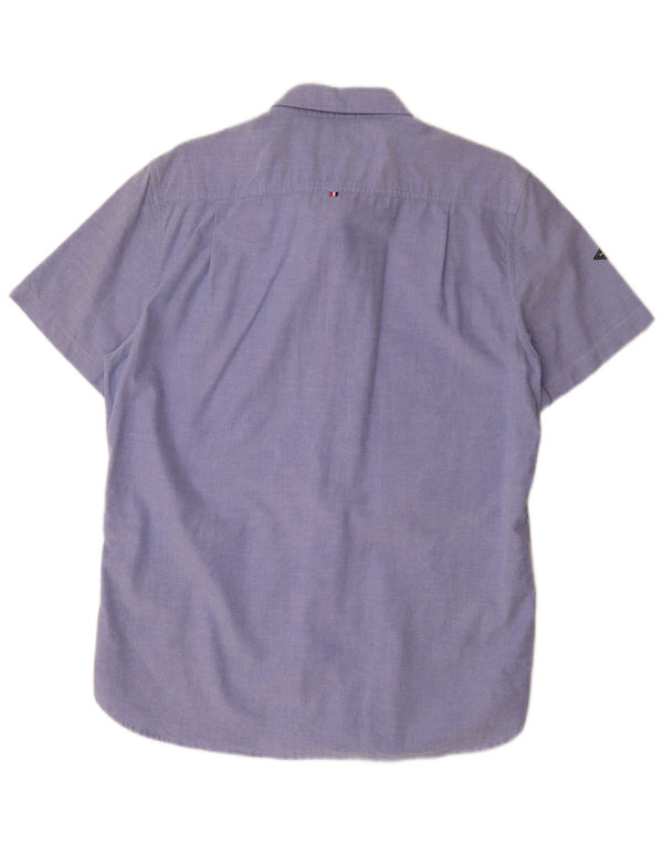 Superdry muška Oxford majica kratkih rukava XL plavi pamuk