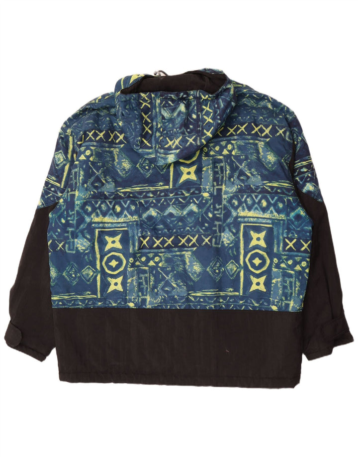 RODEO muška skijaška jakna s kapuljačom UK 46 3XL crna geometrijska