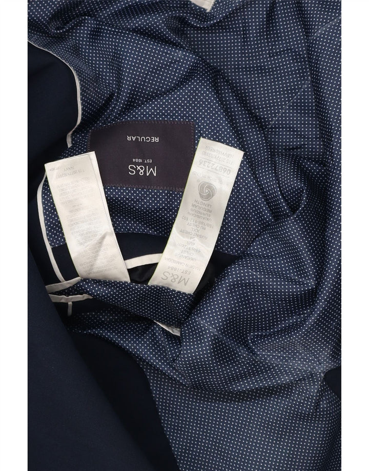 MARKS & SPENCER Muška jakna s dva gumba Regular Kroja UK 44 XL tamnoplava
