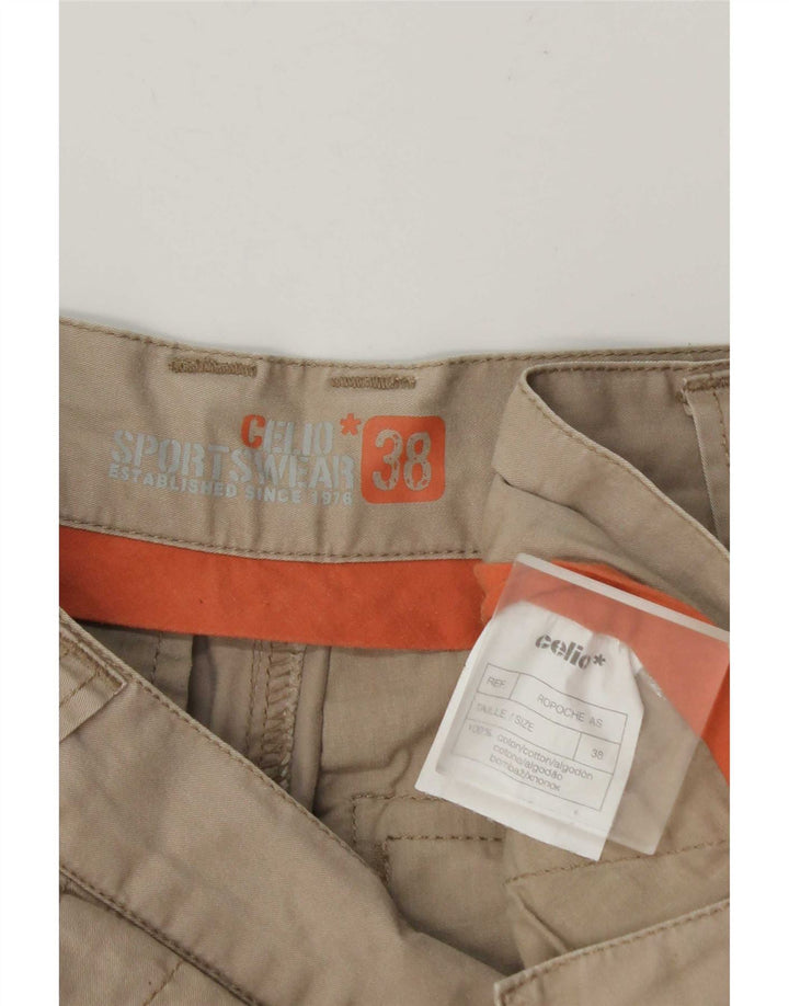 Celio muške kargo kratke hlače W38 XL kaki pamuk