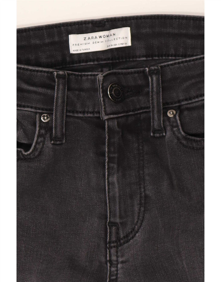 Zara ženske lepršave traperice EU 34 2XS W24 L30 sive