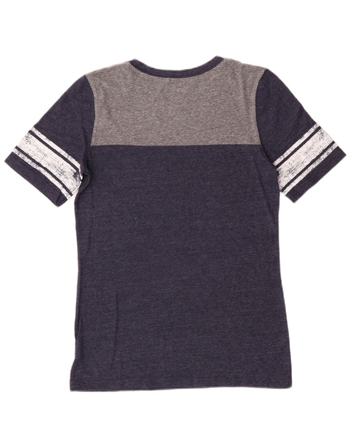 Reebok ženska majica kratkih rukava s grafičkim motivima UK 14 velika tamnoplava poliester