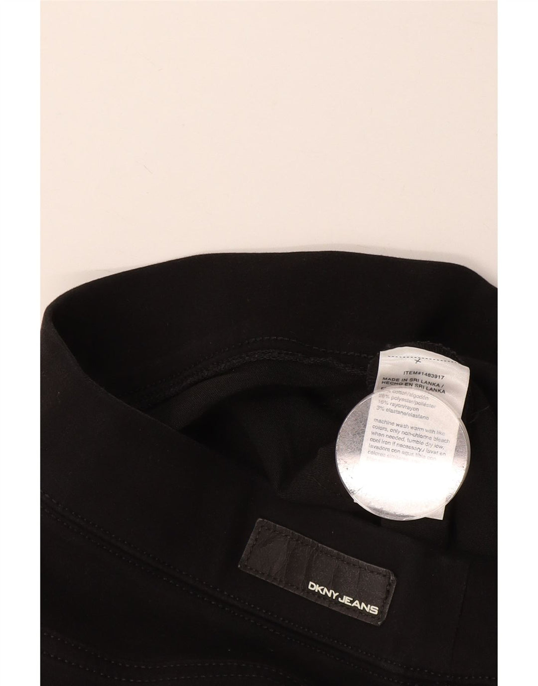 Dkny ženske bermude W30 Srednje crni pamuk