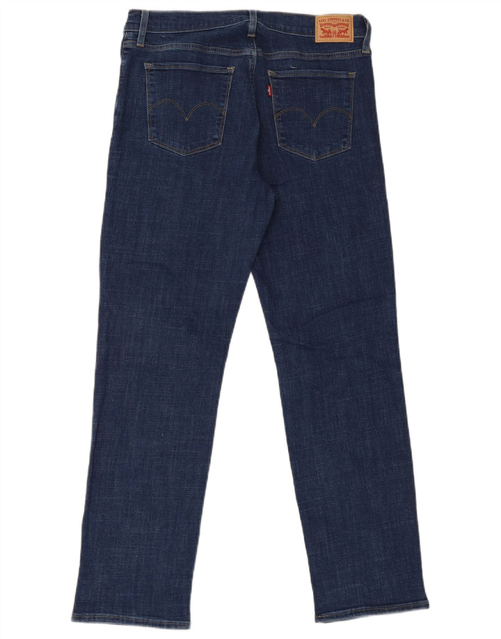 Levi's ženske ravne traperice 314 za oblikovanje W31 L30 plavi pamuk