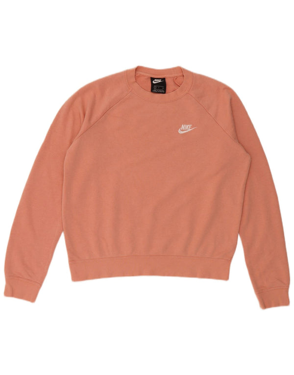 Nike ženska majica prekomjerne veličine UK 10 Mali ružičasti pamuk