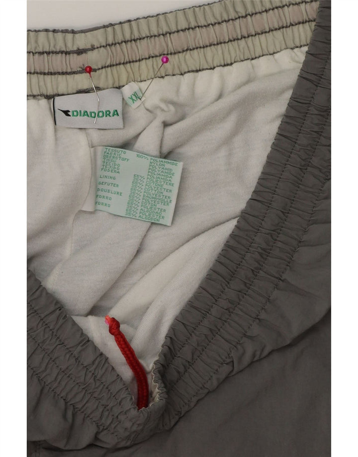 DIADORA Muške hlače za trenirku 2XL sivi poliester