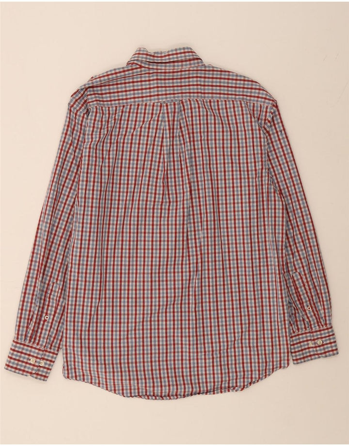 IZOD Mens Shirt Large Red Check Cotton Vintage Izod and Second-Hand Izod from Messina Hembry 
